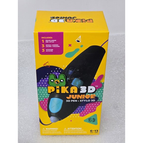 Pika3D Junior 3D Pen Stylo Ages 6-13 Includes Pen Spools & Activities - Picture 1 of 4